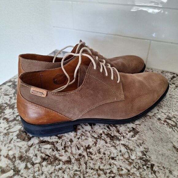 PIKOLINOS Brown Suede Oxford Shoes with  Laces  size 42 - Picture 2 of 10